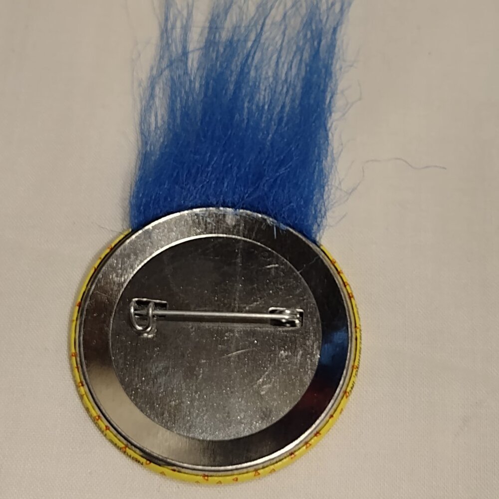 Blue Troll Button - Picture 2 of 2